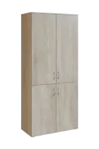 N 5 - 84D kancelářská skříň, 4-dveřová, 1800x800x400, dub bardolino